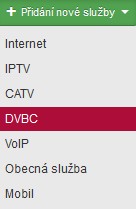 karta klienta aktivni sluzby pridani dvbc